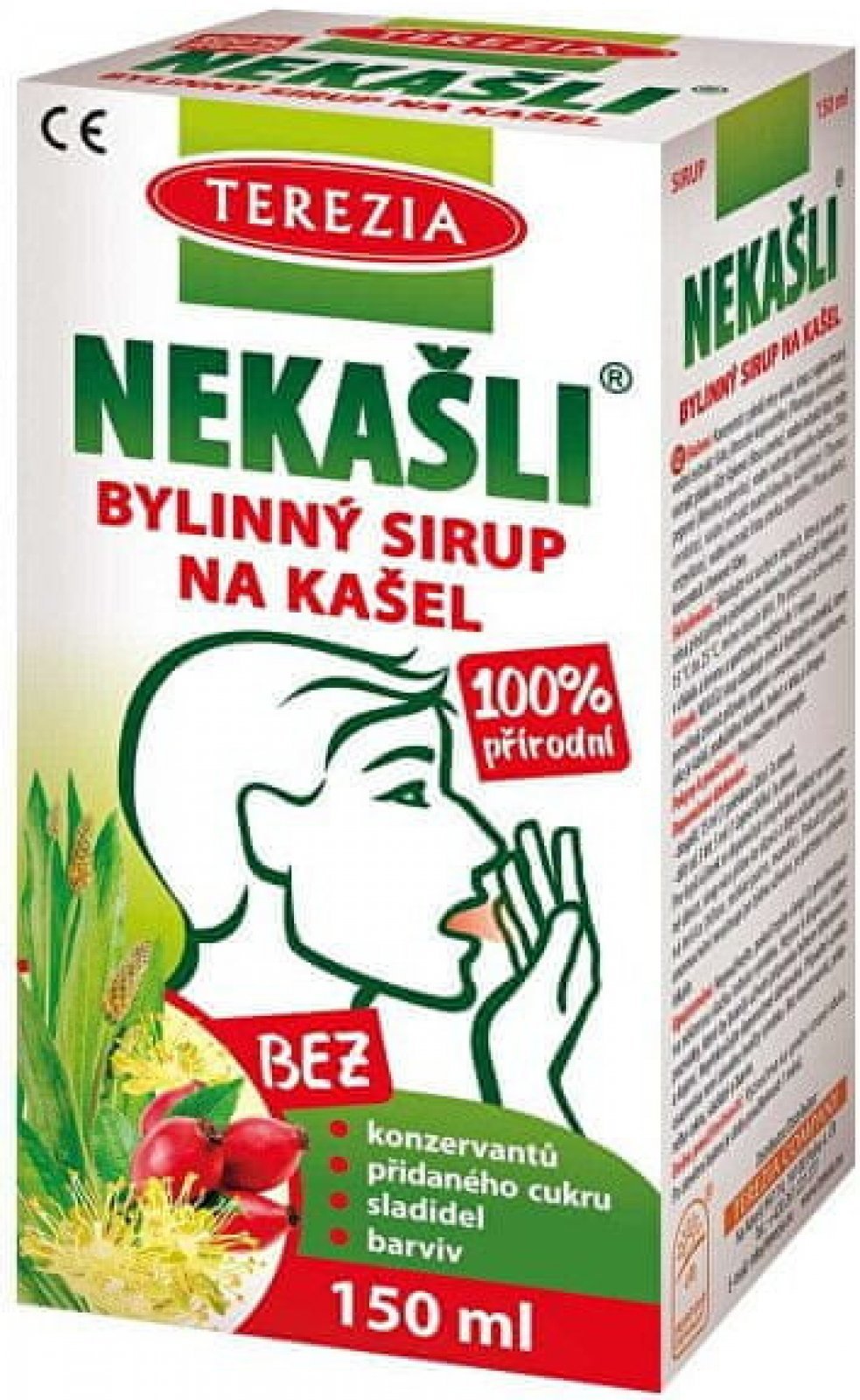 Terezia Company Nekašli přírodní bylinný sirup 150 ml